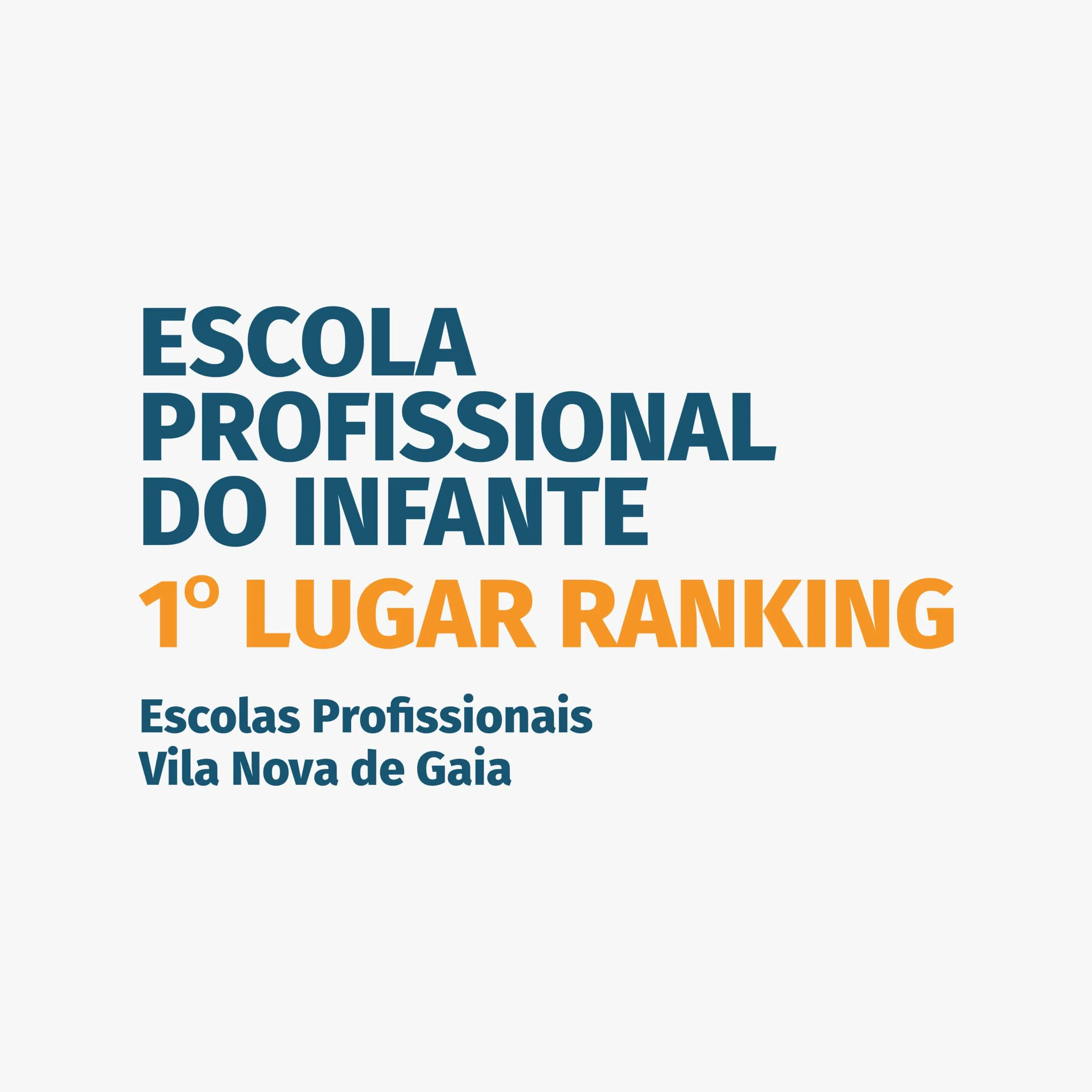 EPI Trofa 1o lugar ranking escolas profissionais
